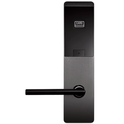 Hotel lock - Opening via MF card - Backset 62.5mm | Left opening - Autonomous 4 x AA batteries - Emergency cylinder - Management with ZKBioLock software