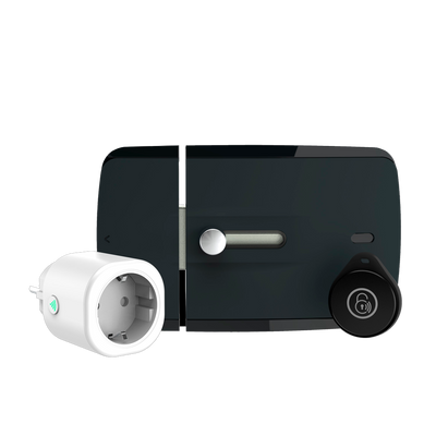 Smart WiFi Watchman Door bolt - Invisible installation from the outside - Guest users and access logs - Easy installation without door manipulation - Synchronized opening and closing with Ajax App - Free WatchManDoor Home App