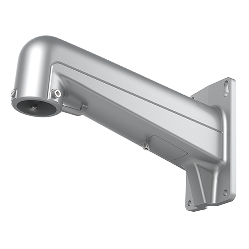 Wall bracket - Suitable for PTZ - Suitable for pole mounting - Color gray - Material hardened with spray treatment
