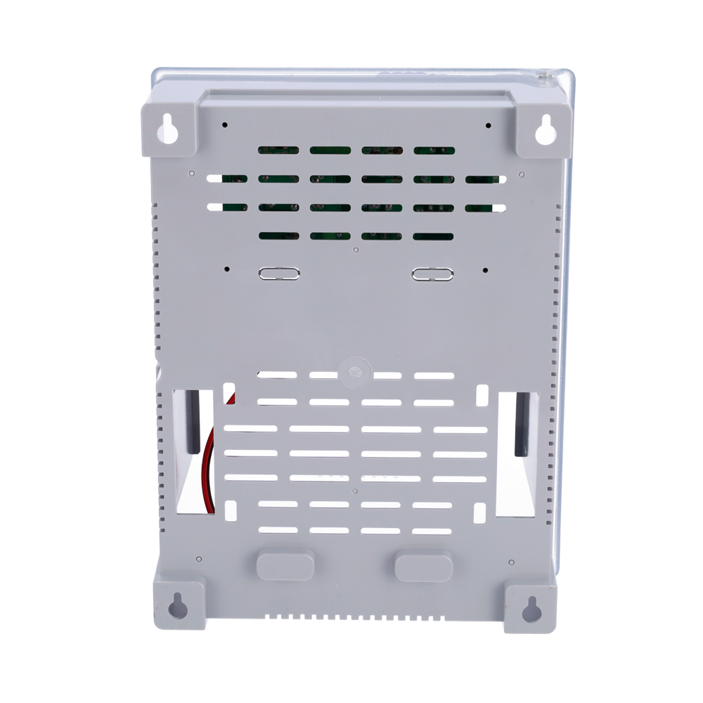 Caja de Distribución de Energía - 1 Entrada AC 100-240V 50/60Hz - Voltaje de Salida DC 12V 5A - Caja de Plástico