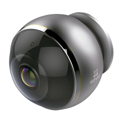 Telecamera Wifi Megapixel Ezviz 3Megapixel - Lente 1.2 mm Fisheye 360º - Fino a 4 visualizzazioni virtuali - Audio bidirezionale - LED IR Distanza 7.5 m - App Ezviz e connessione P2P