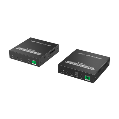 Extensor HDMI activo - Transmisor y receptor - Distancia 150 m - En cable UTP Cat 6 - Hasta 1080p@60Hz - Alimentación DC 5 V
