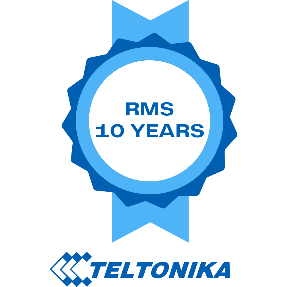 Licencias Plataforma Teltonika RMS - Pack de 10 años de Licencia - Monitorización remota Router Teltonika - Configuración remota Router Teltonika - Gestión Telnet / SFTP / SSH / HTTP / HTTPS - 1 Licencia permite gestión de 1 equipo - 10 años
