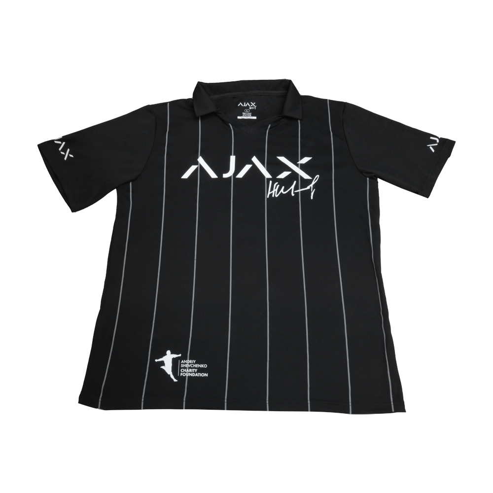 Ajax - Size M T-Shirt - Andriy Shevchenko Special Edition - Color Black