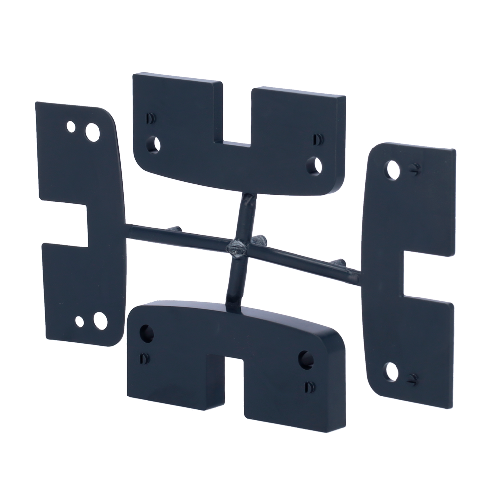 Soporte para cerrojo inteligente - Compatible con WM-BOLT y WM-BOLT-WIFI - Apto para ajustar la pieza del marco - Grosor: 1 mm / 2 mm / 5 mm / 10 mm - Soportes combinables - Color negro