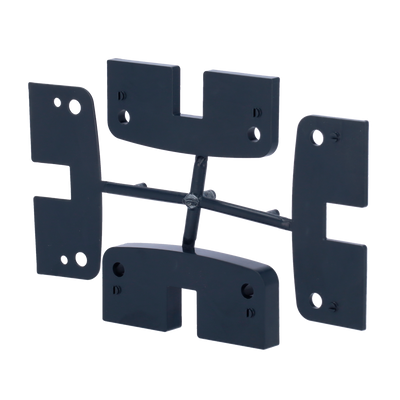 Soporte para cerrojo inteligente - Compatible con WM-BOLT y WM-BOLT-WIFI - Apto para ajustar la pieza del marco - Grosor: 1 mm / 2 mm / 5 mm / 10 mm - Soportes combinables - Color negro