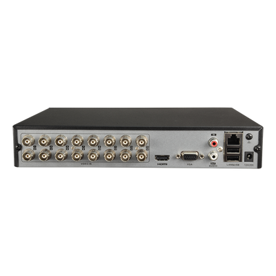 Safire 5n1 Video Recorder - Audio over coaxial cable - 16CH HDTVI/HDCVI/HDCVI/AHD/CVBS/CVBS/ 16+2 IP - 1080P Lite (15FPS) - Full HD HDMI and VGA output - 1 HDD