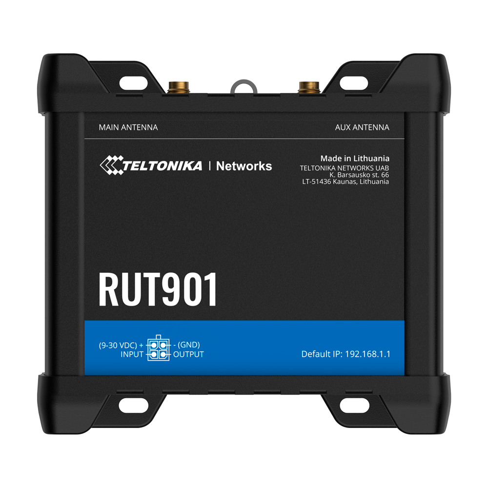 Teltonika Router 4G Industrial - 4 puertos Ethernet RJ45 Fast Ethernet - Dual SIM 4G (LTE) Cat 4 hasta 150Mbps - 1x Entrada + 1x Salida Digital - Wi-Fi 802.11b/g/n 2.4GHz -