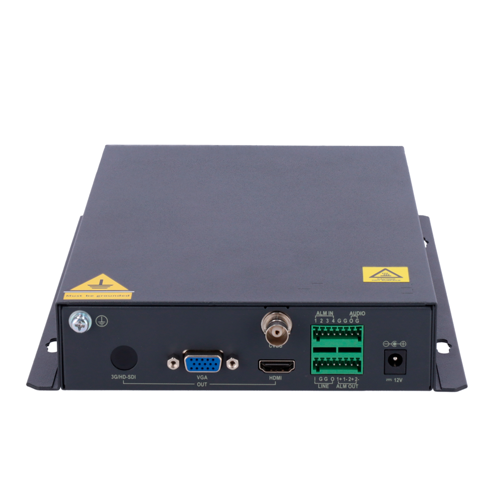 Decoder Uniview - 1 canali di uscita - Risoluzione massima 4K - Capacità di decodifica di 2*12Mpx (30fps) - Compatibile con ONVIF