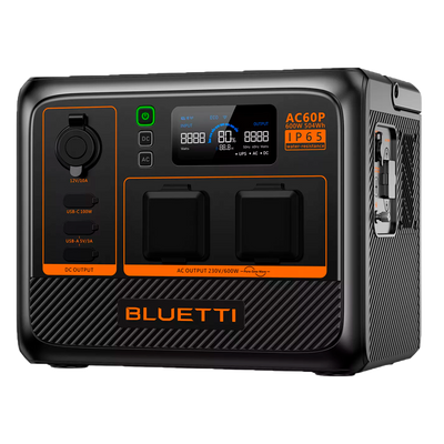 Portable battery - Large capacity 504Wh - High power 600W | LiFePO4 - Multiple salts/Multiple charging forms - 3000 life cycles - LCD panel | IP65