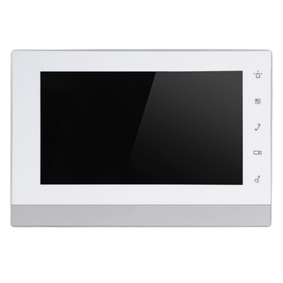 Monitor for Videophones - 7" TFT screen - Two-way audio - TCP / IP, 6 alarm inputs - 4 GB internal memory - Surface mounting