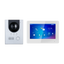 Kit videoportero - Tecnología 2 hilos y PoE - Incluye placa, monitor, hub 2 hilos y soporte - App móvil con P2P - Montaje en superficie