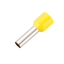 Crimped pins - For electrical cables - Conductor section 6mm² / AWG 10 - Amber color - 50 units