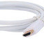 Cavo HDMI - Connettori HDMI tipo A maschio - Alta velocità - 1 m - Colore bianco - Connettori anticorrosione