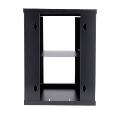 Wall-mounted rack cabinet - Up to 9U 10" racks - Up to 15 kg load - With cable ducts - Tray included - Depth 300 mm