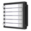 Modulo estensione - Chiamata di diversi monitor - 6 pulsanti - 6 etichette LED personalizzate - Adatto per esterni IP65 - Montaggio modulare