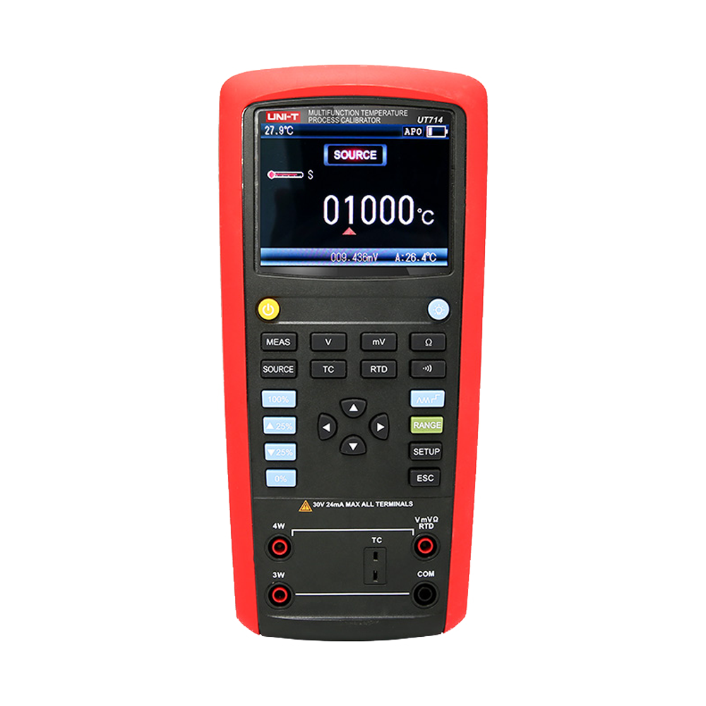 Temperature process calibrator - LCD display of up to 2000 cuents - Realization of thermopares and RTDs measurements - Realization of voltage and resistance measurements - It has USB communication - Automatic payment