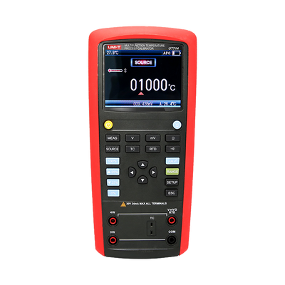 Temperature process calibrator - LCD display of up to 2000 cuents - Realization of thermopares and RTDs measurements - Realization of voltage and resistance measurements - It has USB communication - Automatic payment