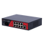 Safire Switch Hi-PoE - 8 puertos PoE + 1 Uplink RJ45 - Velocidad de puertos 10/100Mbps - 6 Puertos PoE+ 30W + 2 Puertos Hi-PoE 60W - Potencia PoE total de 120W - PoE Watchdog / Auto PoE Extendido Hasta 250m