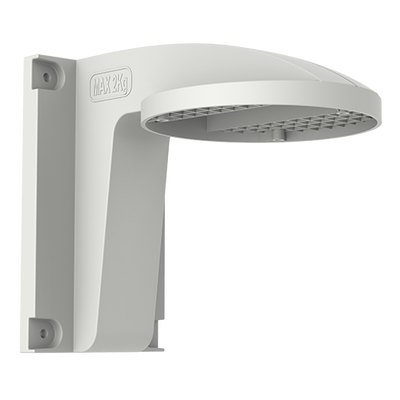 Wall bracket - For dome cameras - 183 mm (Al) x 136 (An) x 213 (Fo) - Load resistance 2 Kg - ABS+PC / White color - Aesthetic and resistant design