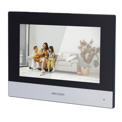 Video intercom monitor - 7" TFT screen - Two-way audio - TCP/IP, SIP - Slot for microSD card up to 128 GB - Surface mounting