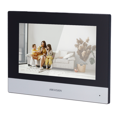 Video intercom monitor - 7" TFT screen - Two-way audio - TCP/IP, WiFi, SIP - Slot for microSD card up to 128 GB - Surface mounting