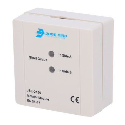 Designed for loop operation - Short circuit isolator - Max 32 devices per segment - LED indicators provide information on the status of the isolator