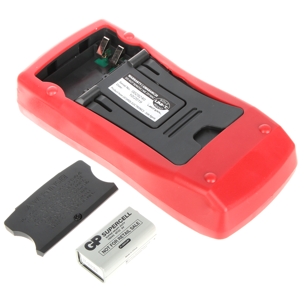 Multímetro digital especial para automóviles - Medición de voltaje DC y AC hasta 1000V - Medición de corriente DC hasta 10A - Alta precisión AC con función True RMS - Medición de resistencia, frecuencia, temperatura - Zumbador para prueba de contactos