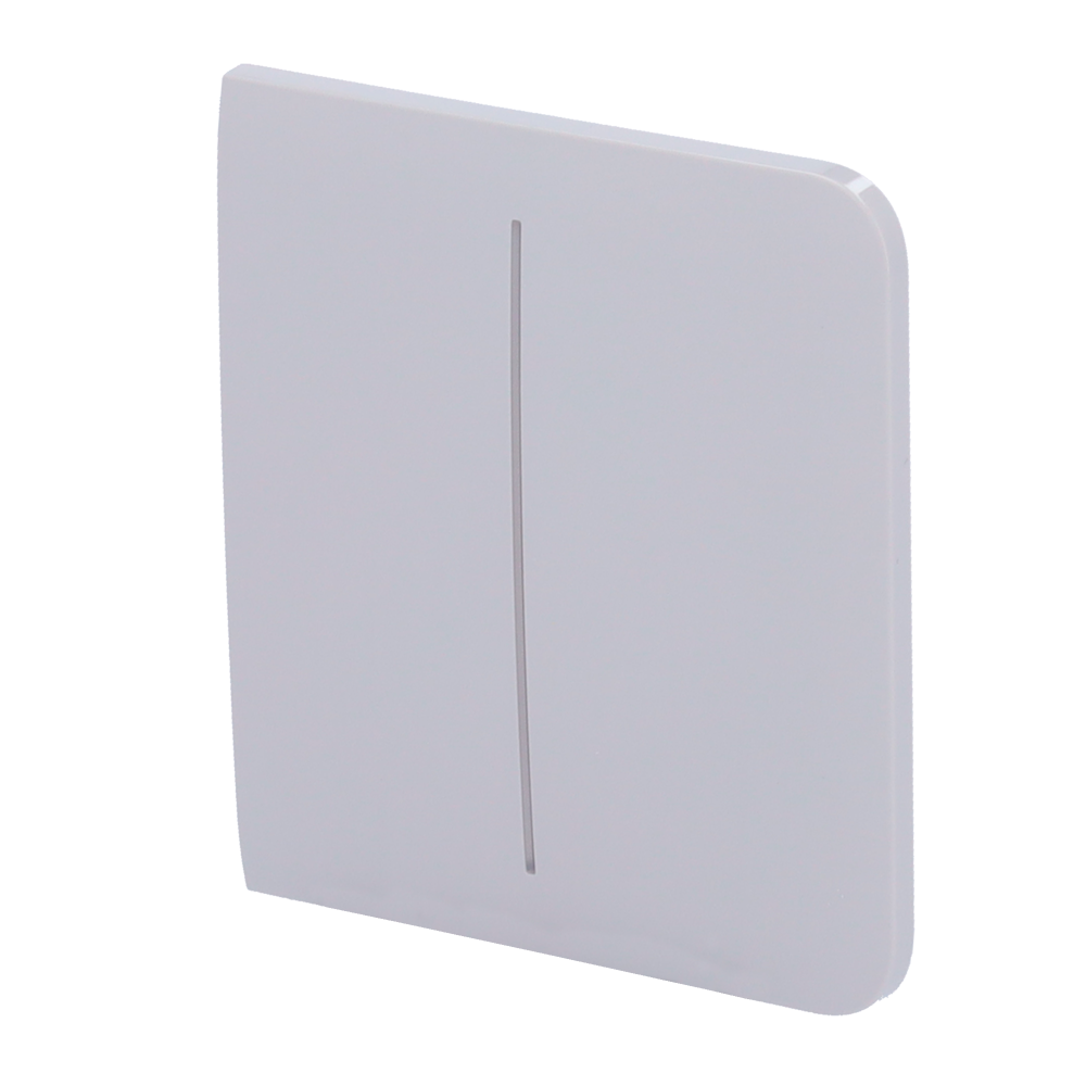 Ajax - LightSwitch SideButton - Pannello tattile per doppio interruttore della luce - Compatibile con AJ-LIGHTCORE-2G - Retroilluminazione a LED - Pannello tattile laterale senza contatto - Colore grigio nebbia