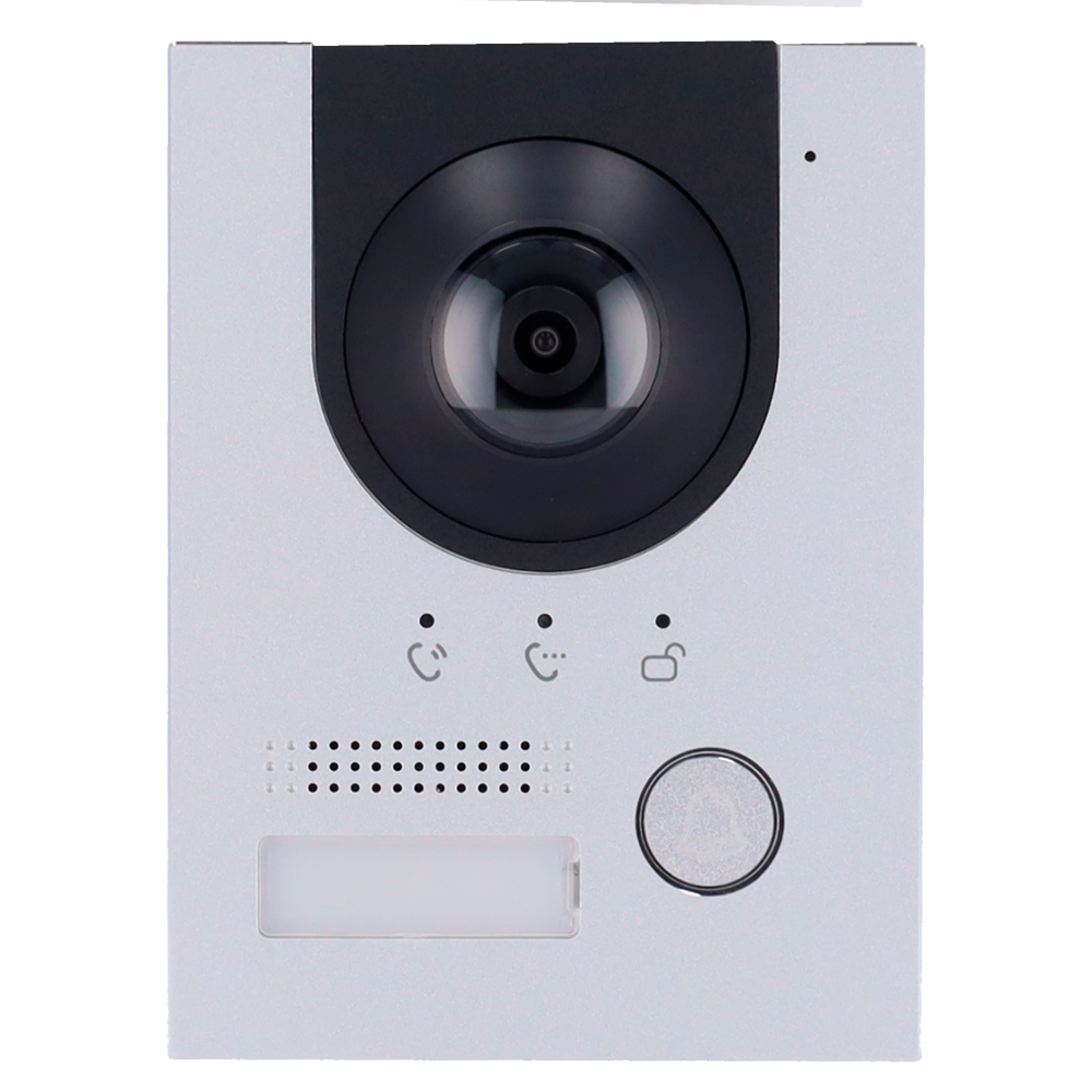 Videocitofonia 2 fili o IP - Telecamera 2Mpx | Audio Bidirezionale - Visione notturna - Può essere alimentato da PoE - Adatto per esterni IP65 - Alluminio Anodizzato antivandalo