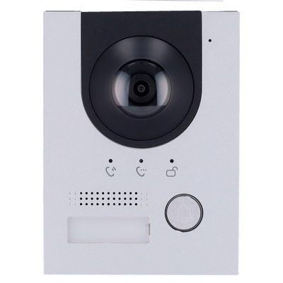 Videoportero 2 hilos o IP - Cámara de 2Mpx | Audio bidireccional - Visión nocturna - Puede alimentarse mediante PoE - Apto para exteriores IP65 - Aluminio anodizado antivandálico