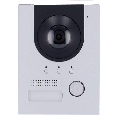 2-wire or IP video entry system - 2Mpx camera | Two-way audio - Night vision - Can be powered by PoE - Suitable for outdoor IP65 - Vandal resistant anodized aluminum