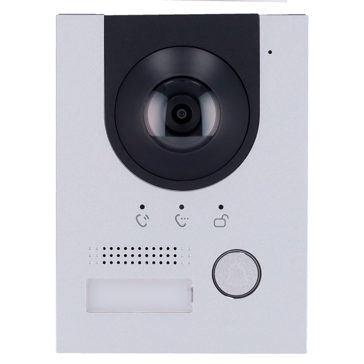 Videocitofonia 2 fili o IP - Telecamera 2Mpx | Audio Bidirezionale - Visione notturna - Può essere alimentato da PoE - Adatto per esterni IP65 - Alluminio Anodizzato antivandalo