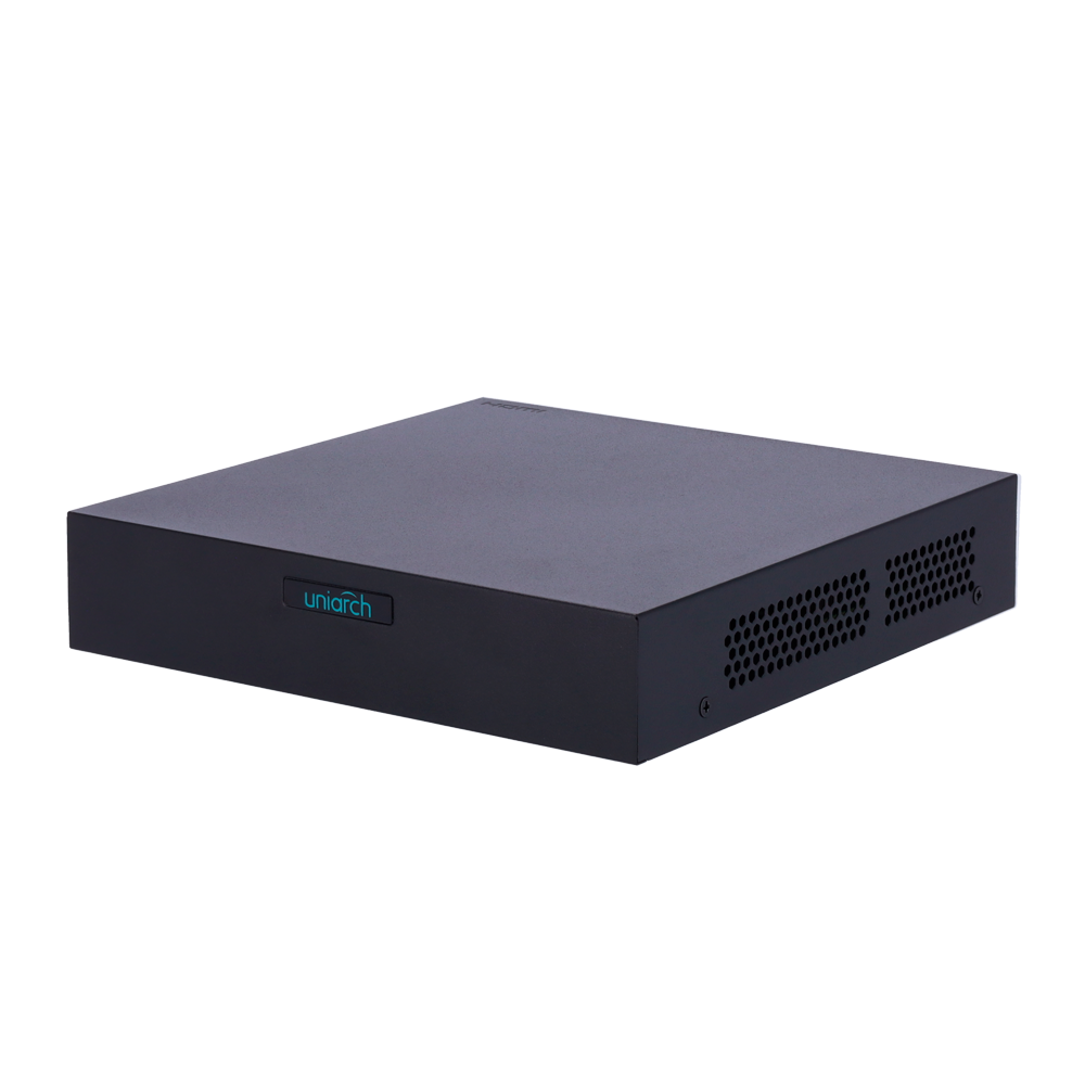 5n1 Video Recorder - Uniarch - 4 CH HDTVI / HDCVI / AHD / CVBS + 2 extra IP - Audio - Supports 1 hard disk up to 6TB