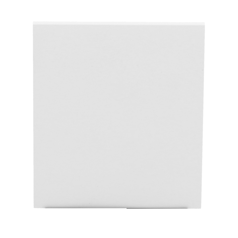 Ajax - LightSwitch CenterButton - Single Switch Touch Panel - Compatible with AJ-LIGHTCORE-1G / -2W - LED Backlight - Contactless Center Touch Panel - White Color