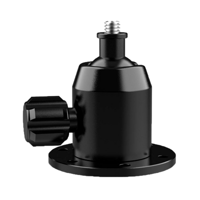 Supporto per telecamera termografica Cube - Lega di alluminio - Giro: 360°,Inclinación: 90° - Capacità di carico 400 g - Dimensioni Φ 50 × 56.5 mm,/90 g - Colore Nero