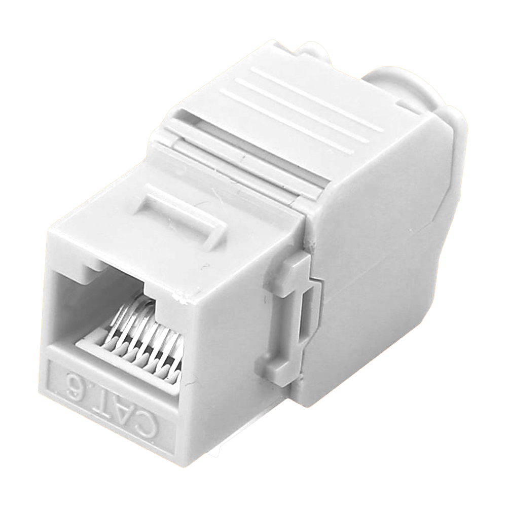 Connettore per cavi UTP - Connettore uscita RJ45 - Compatibile UTP categoria 6 - Facile installazione senza necessità di strumenti - Poche perdite