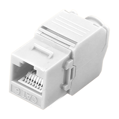 Connector for UTP cables - RJ45 output connector - UTP category 6 compatible - Easy installation without the need for tools - Low losses