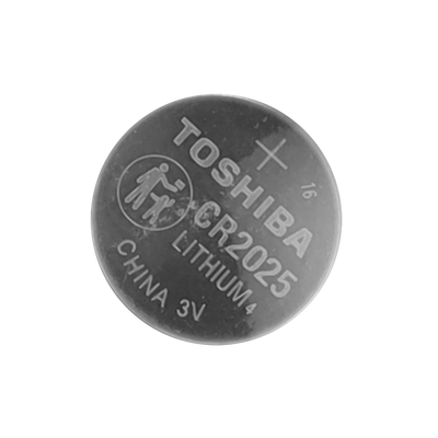 Toshiba - Batteria CR2025 - Voltaggio 3.0 V - Litio - Capacità nominale 170 mAh - Compatibile con i prodotti a catalogo