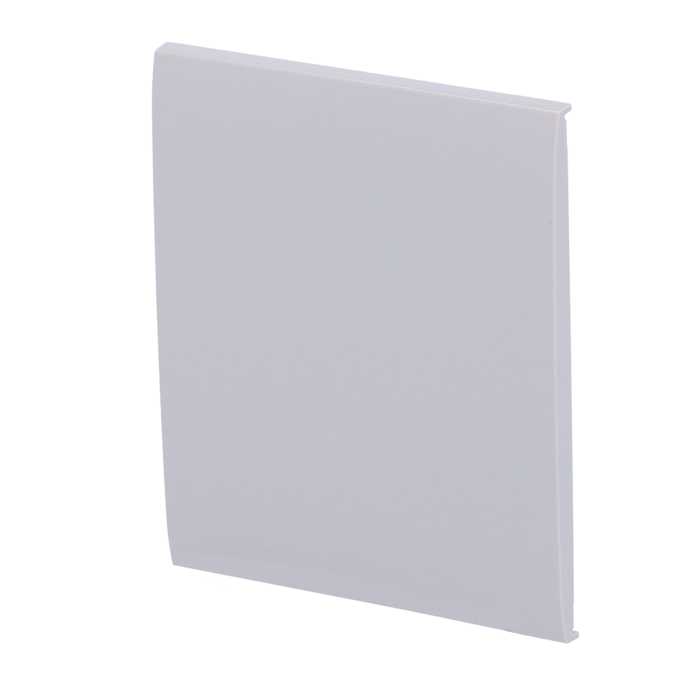 Ajax - LightSwitch CenterButton - Single Switch Touch Panel - Compatible with AJ-LIGHTCORE-1G / -2W - LED Backlight - Non-Contact Center Touch Panel - Mist Gray Color