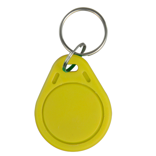 Proximity TAG Key - Radiofrequency ID - Passive MF | Yellow - Frequency 13.56 MHz - Light and portable - Maximum security