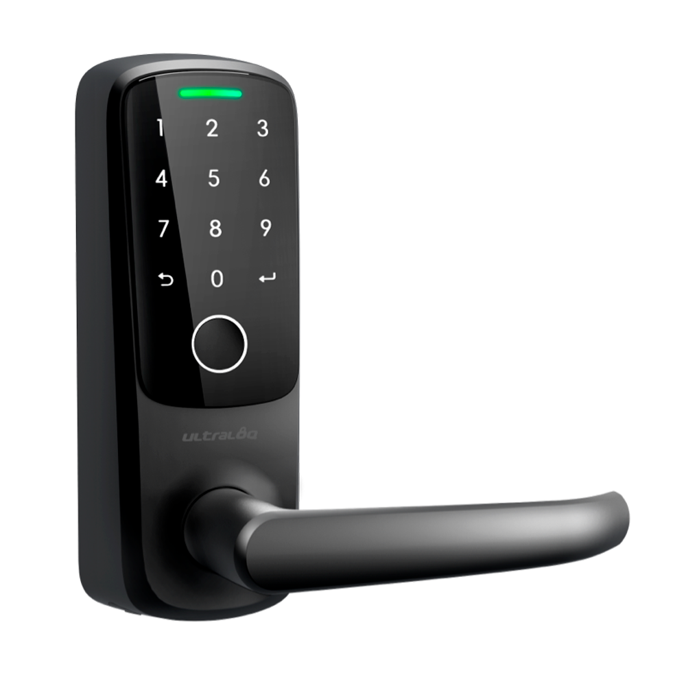 Anviz Ultraloq Smart Lock - Fingerprint, PIN and App - 50 users | WiFi and Bluetooth - Autonomous 4 x AA batteries - U-tec mobile application - Suitable for outdoor IP65