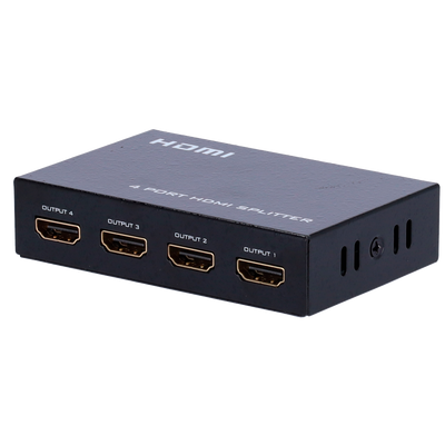 Moltiplicatore di segnale HDMI - 1 ingresso HDMI - 4 uscite HDMI - Fino a 4K*2 - Lunghezza massima in uscita 25 m - Alimentazione DC 5 V