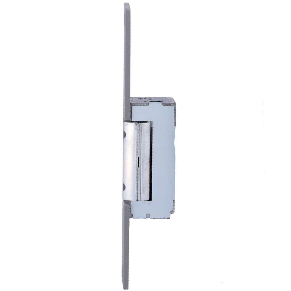 Abridor de puerta eléctrico Dorcas - Para puerta simple | Picaporte radial regulable - Modo de apertura Fail Safe (NC) - Fuerza de retención 330 kg - Alimentación DC 12V - Montaje empotrado