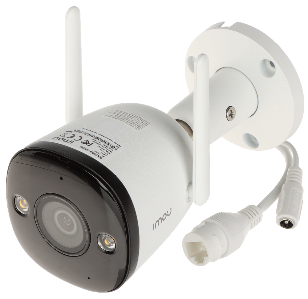 Telecamera Wifi Imou 4 Megapixel - Color Night Vision / Flash deterrente - Lente 2.8 mm / IR 30 m - Rilevamento intelligente delle persone - Audio bidirezionale - Adatta per esterni IP67