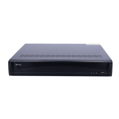 Safire Smart - NVR video recorder for A2 range IP cameras - 16CH video / H.265+ compression / 4HDD - Resolution up to 12Mpx / Bandwidth 160Mbps - HDMI 4K, HDMI FullHD and VGA / Dewarping Fisheye - Facial recognition / Smart search