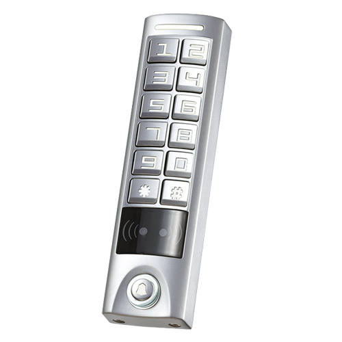 Teclado de control de acceso autónomo - RFID EM 125 KHz - Hasta 2000 tarjetas de usuario - Apto para exterior IP65 - 1 relé - Teclado retroiluminado
