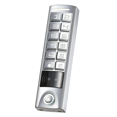 Teclado de control de acceso autónomo - RFID EM 125 KHz - Hasta 2000 tarjetas de usuario - Apto para exterior IP65 - 1 relé - Teclado retroiluminado