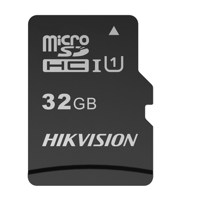 Scheda di memoria Hikvision - Capacità 32 GB - Classe 10 U1 - Fino a 300 cicli di scrittura - FAT32 - Ideale per cellulari, tablet, ecc
