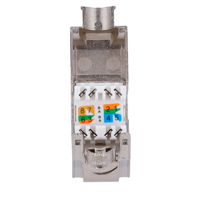 Connettore per cavi FTP - Connettore uscita RJ45 - Compatibile con FTP categoria 6 - Facile installazione senza necessità di strumenti